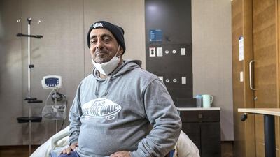 Ahmed Alzaabi received a kidney transplant in 2017 at the Seoul National University Hospital. Antonie Robertson / The National