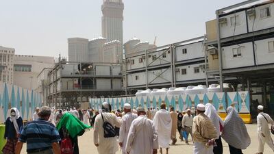 Hundreds of thousands of pilgrims are arriving in Mecca for Haj, but precautions are necessary. AFP