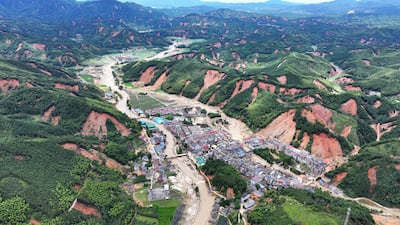 Damage caused by Typhoon Gaemi where 867 homes were destroyed in central China's Hunan Province. EPA