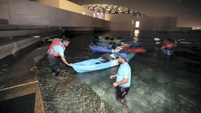 You can choose either a single or double kayak. Chris Whiteoak / The National