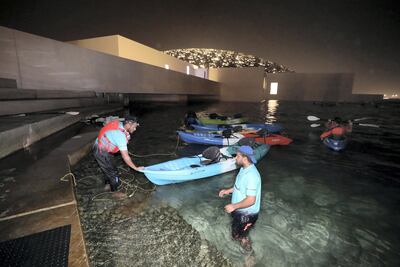 You can choose either a single or double kayak. Chris Whiteoak / The National