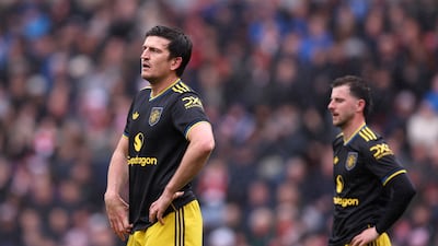 Harry Maguire at the Stadium of Light. Getty Images