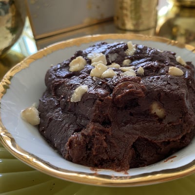 Finger millet and chocolate with powdered jaggery and oat milk. Photo: Dimple Khitri