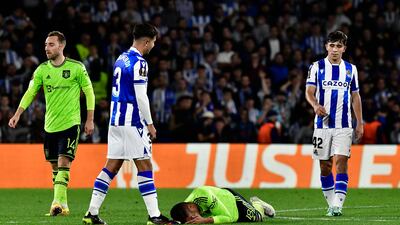 Pablo Marin – 6 Made his first European start and had a trio of first-half efforts: a 30-yarder which sailed well off-target, a scuffed effort from the edge of the box and a close-ranger somehow turned over by De Gea’s head. Had no impact in the second half and was replaced early on. AP