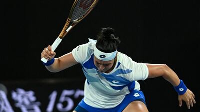 Ons Jabeur loses her cool. Reuters