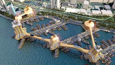 The City of Aladdin project in the middle of Dubai Creek was inspired by the ancient legends and heritage of the country. Courtesy Dubai Municipality