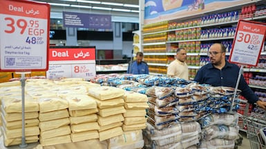 A supermarket in Cairo, Egypt. The country's consumer products market is booming. Bloomberg via Getty Images