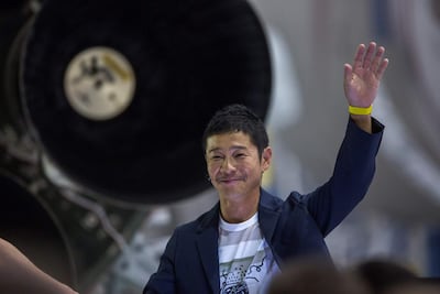 Japanese billionaire Yusaku Maezawa will cover all the costs of the private lunar expedition. AFP