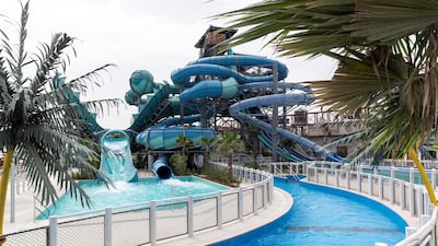 Laguna Waterpark at La Mer, Dubai. Retail units at the resort will form part of a new Dh5bn joint venture between Meraas Holding and Brookfield Asset Management. Antonie Robertson / The National.