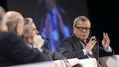 "I know businessmen aren't supposed to bet the ranch, but we at WPP are, we're betting the ranch on the faster-growth areas of the world economy, as opposed to our traditional business areas of America and western Europe," says Sir Martin Sorrell. AP Photo