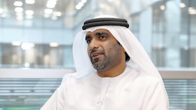 Tahnoon Saif , Vice President of Aviation at Dubai South says the zone seeks to expand to meet growth of manufacturing and maintenance operations. Pawan Singh/The National