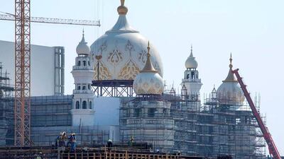 The Rajmahal Theatre at Bollywood Parks Dubai. Courtesy Dubai Parks