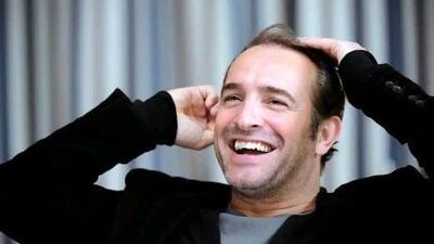 Jean Dujardin says he is not thinking too much about his Oscar nomination for The Artist. Damien Meyer / AFP