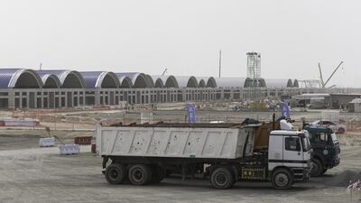 Currently there are close to 3,000 people working on the night souq site. Christopher Pike / The National