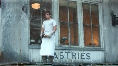 Josh Hutcherson stars in the futuristic trilogy The Hunger Games.