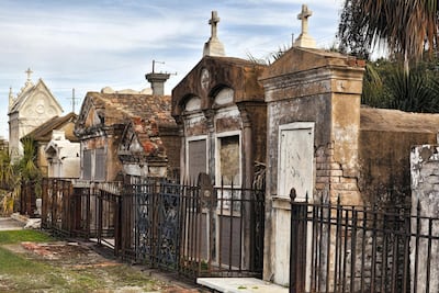 St. Louis Cemetery #1 is Louisiana's oldest and most haunted cemetery.