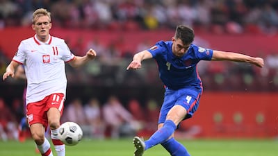 SUBS: Karol Swiderski (For Buksa 63’): 5 - The substitute offered little from the bench, only getting a couple touches on the pitch to help support Lewandowski. Getty Images