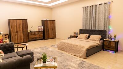 One of the bedrooms. Antonie Robertson / The National