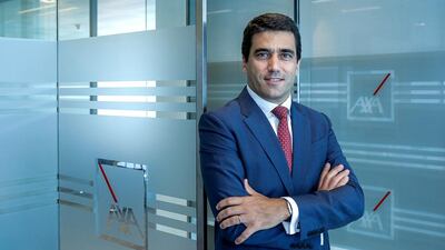 Cedric Charpentier is the CEO of Axa’s Gulf division, which has been involved in the region for more than 60 years. Victor Besa for The National