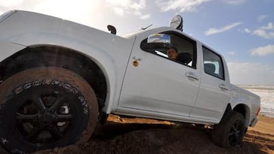 The tennis player Fatima-Zahrae el Allami, above, will be competing in her first rally. The Aïcha Gazelles Rallye is more about navigation than speed, and they are not allowed to use GPS.