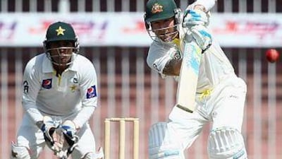 Australian cricketer Michael Clarke, right, picked up his hamstring injury in the first one-day international against South Africa a fortnight ago and was subsequently ruled out of the remainder of the five-match series. Francois Nel/Getty Images