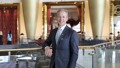 José Silva, chief executive of Dubai-based Jumeirah Group, is targeting international expansion, with a focus on Asia and Europe. Antonie Robertson/The National