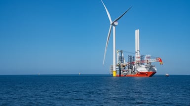 Each turbine can power an average home for more than four days with a single revolution. Photo: Masdar