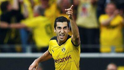 Henrikh Mkhitaryan of Borussia Dortmund. Dean Mouhtaropoulos / Getty Images