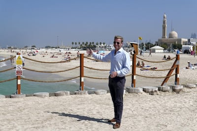 Estate agent Harry Tregoning recommends Umm Suqeim and Jumeirah for families with children, and the biggest draw is the beach. Pawan Singh / The National