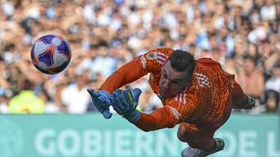 Franco Armani earns £15,800 a week at River Plate. AFP