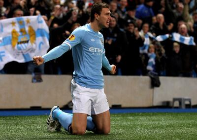 Edin Dzeko scored plenty during his spell at the Etihad stadium. Getty Images