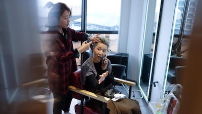 Ma is one of a growing number of older models sought after by Chinese and international labels trying to court the country's growing faction of "silver spenders". AFP