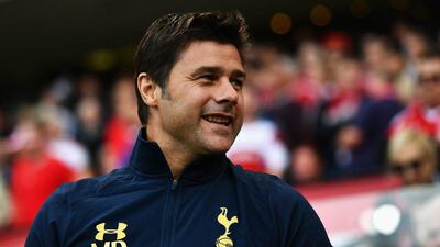 Tottenham Hotspur manager Mauricio Pochettino shown before last weekend's Premier League match against Middlesbrough. Dan Mullan / Getty Images / September 24, 2016
