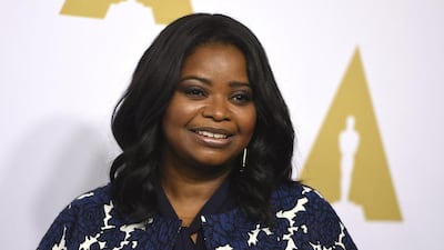 Octavia Spencer arrives at the 89th Academy Awards Nominees Luncheon at The Beverly Hilton Hotel in Beverly Hills, California. Jordan Strauss / Invision / AP