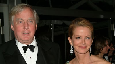 Robert and Blaine Trump attend American Ballet Theatre (ABT) celebrating its 65th anniversary with the Annual Spring Gala at the Metropolitan Opera House New York, May 23, 2005. AFP