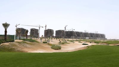 About 95 per cent of the site’s golf course, which has been designed by Gil Hanse and is being operated by Trump International, is complete. Pawan Singh / The National