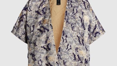 It’s a wrap: jacquard kimono jacket by Zero + Maria Cornejo; Dh5,425. Courtesy The Modist