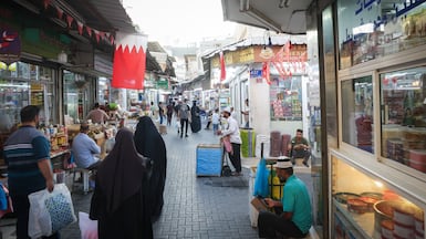 The Central Market in Manama. Bahrain is cracking down on Iran-linked networks after regional missile and drone attacks. Anadolu