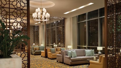 The Lobby Lounge at Shangri-La Hotel, Doha in Qatar. Courtesy Shangri-La Hotel, Doha