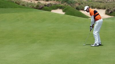 The World’s 100 Greatest Golf Courses, a listing being published by Golf Digest magazine, ranked at 46 Abu Dhabi’s Yas Links, above. Sammy Dallal / The National