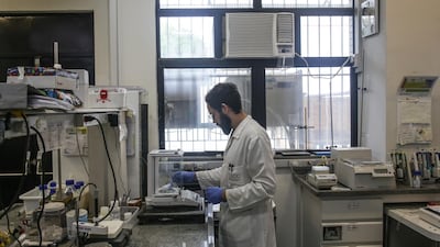 Practical work is proving a challenge for university students during distance learning. Andre Coelho / Getty Images