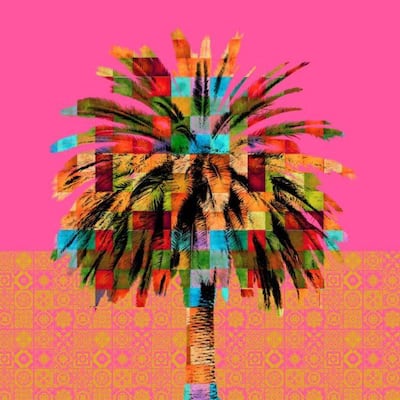 Palm artwork, Dh495, from Gallery One