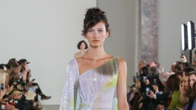 A look from the Georges Chakra spring / summer 2020 couture collection. Courtesy Georges Chakra