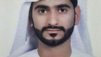 Omar Al Habsi from RAK who was killed in a car crash on Saturday in Abu Dhabi.