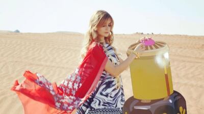 FMM by Fatma al Mulla, one of the brands partipating at The Station pop-up event, The Galleria on Al Maryah Island. Courtesy The Galleria