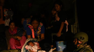 The army said there had been no new 'major violence' overnight. AFP