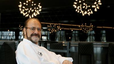 Chef Greg Malouf at Cle Dubai. Satish Kumar / The National
