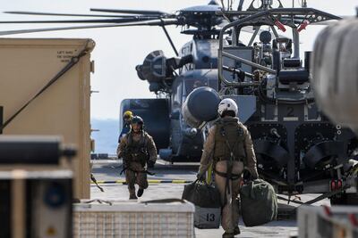 Thousands of personnel from 50 countries are taking part in the exercises. AFP