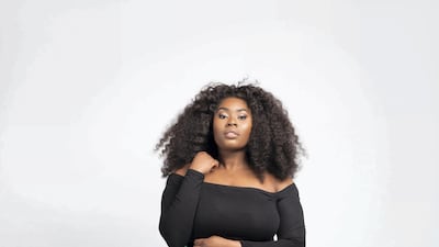 Mona full-circle emerald skirt, worn with the Dekina off-shoulder bodice from Dear Curves