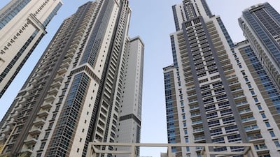 Dubai's Business Bay. Average rental values declined in the emirate by 9.8 per cent in September, according to Reidin. Chris Whiteoak / The National